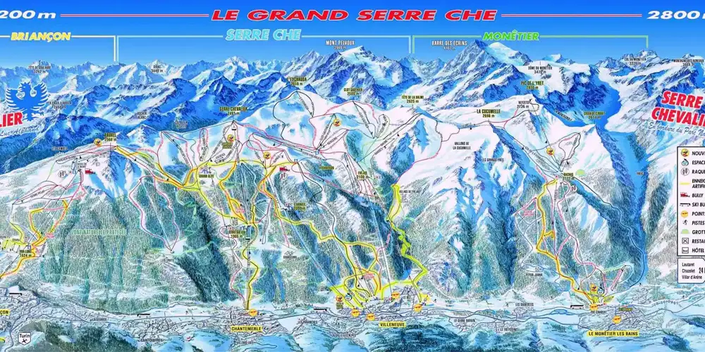 Ski Map Serre Chevalier