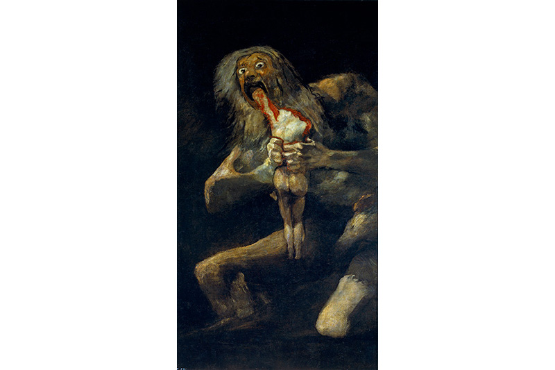 “Saturn Devouring His Son” (1920), painting by Francisco Goya.