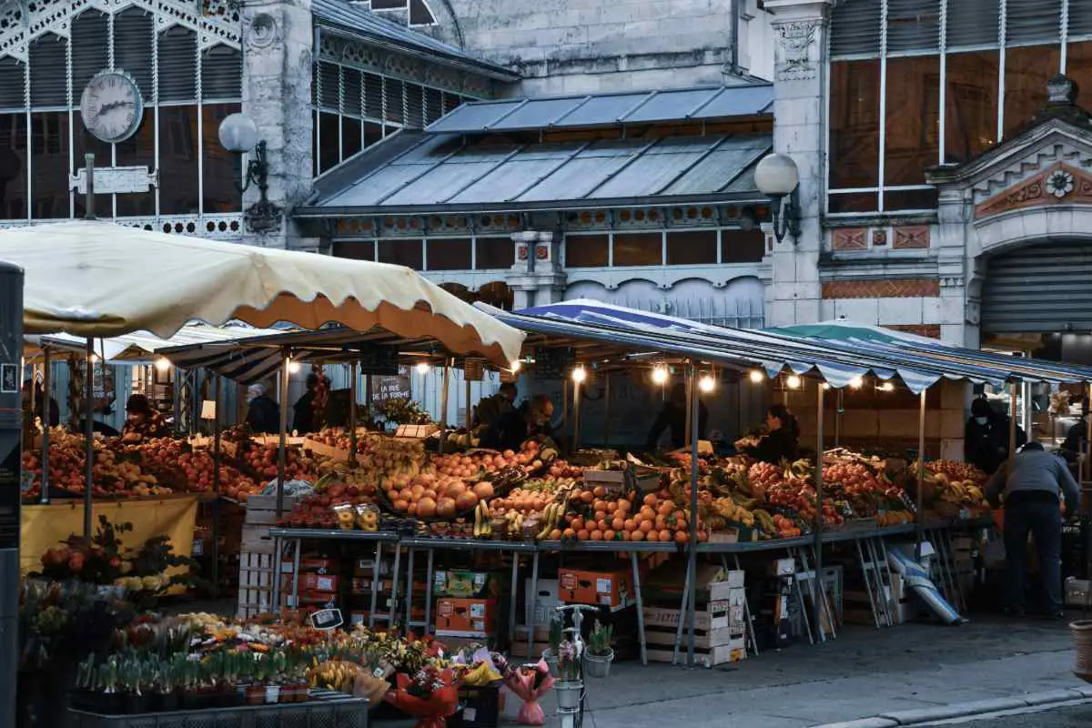 Fresh produce at the local market in La Rochelle, France. Photo by Jade Marchand from Unsplash