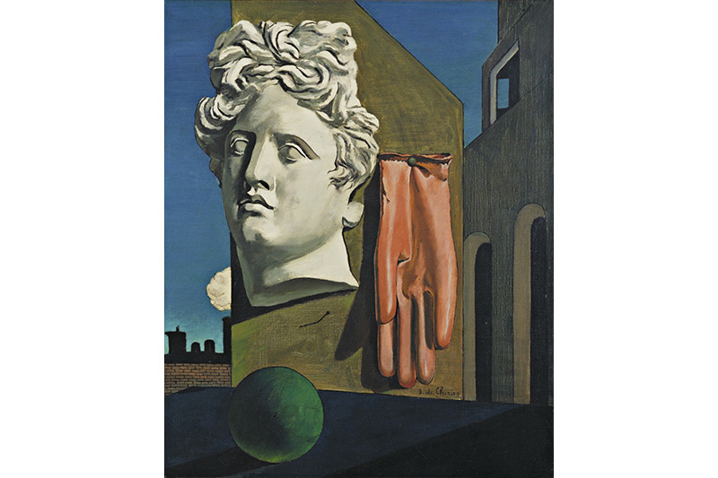 “The Song of Love”, painting by Giorgio de Chirico (1914)