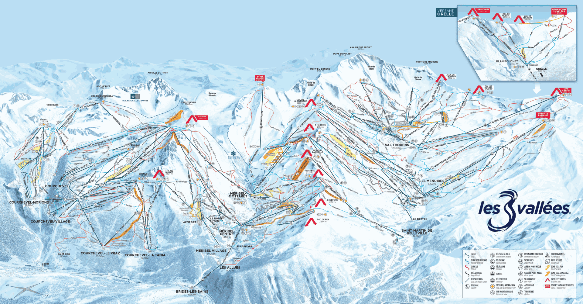 2023 Skimap Trois Vallees Meribel